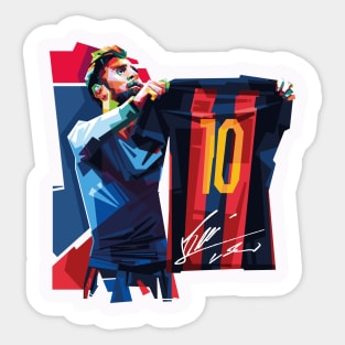 Lionel Mesi Sticker